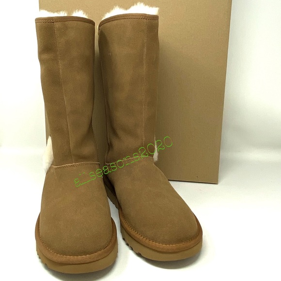 UGG Klea Che Women’s Boot Tan Suede Fur - Picture 5 of 11